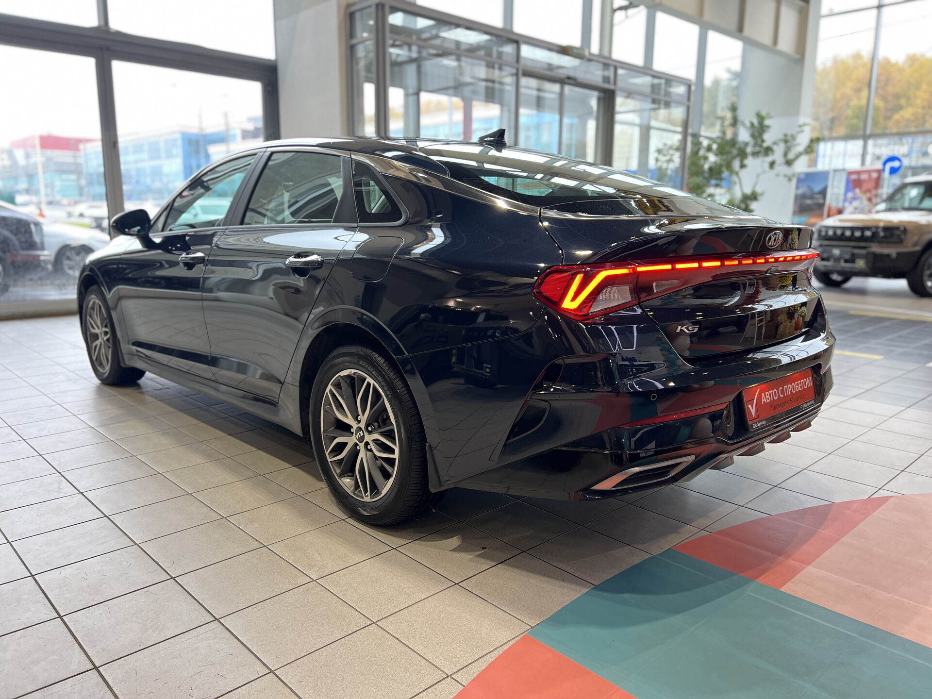 БУ автомобиль Kia K5 2020  2.5 л ( 194 л. с.) Синий с пробегом 99897 км