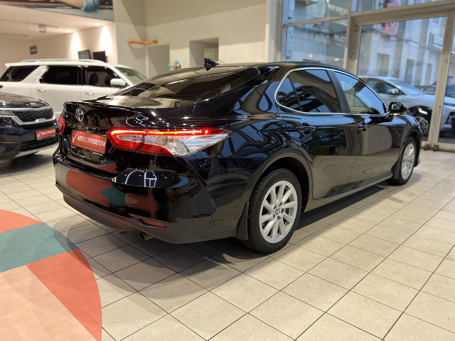 БУ автомобиль Toyota Camry 2021  2.0 л ( 150 л. с.) Черный с пробегом 164756 км