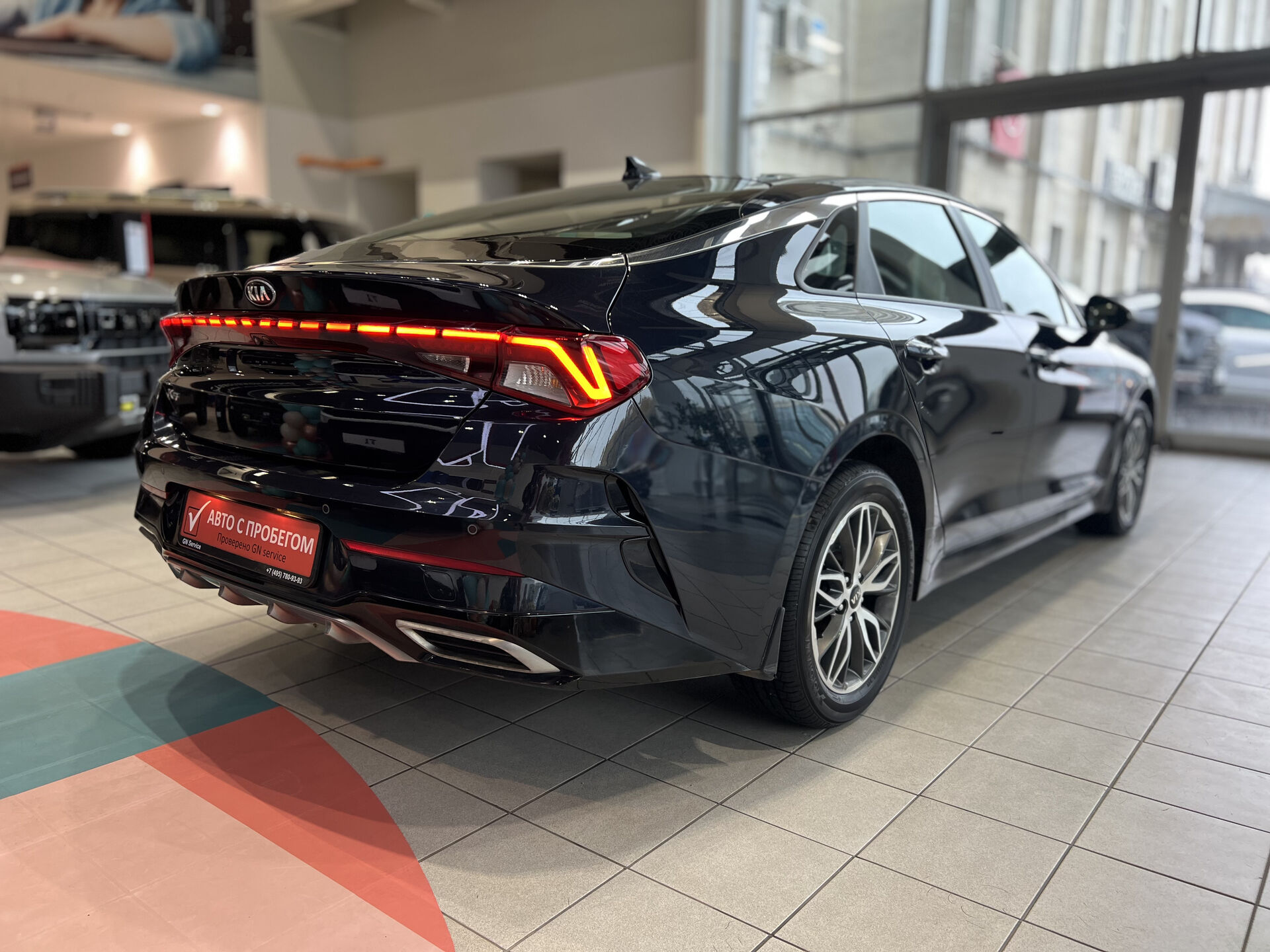 БУ автомобиль Kia K5 2020  2.5 л ( 194 л. с.) Синий с пробегом 99897 км